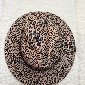 Leopard print hat